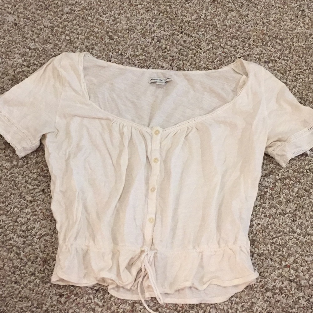 Boho chic AE crop top